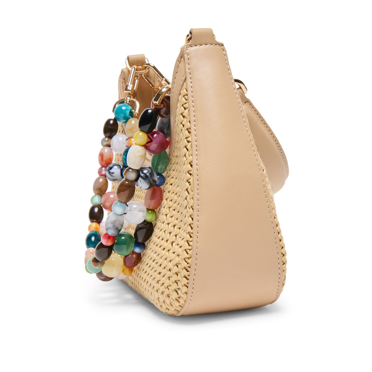 Dolce Vita Solen-R women's natural brown hobo bag, side view