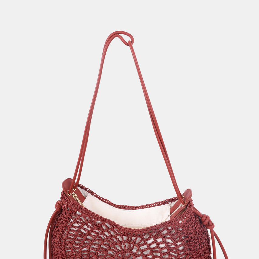 Dolce Vita Freya women's red clutch, detail view 2