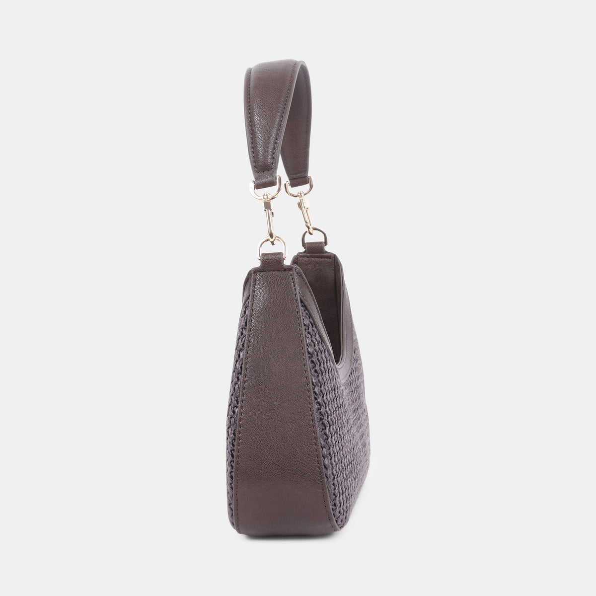 Dolce Vita Solen-R Brown Women's Hobo Bag, side profile - view 5
