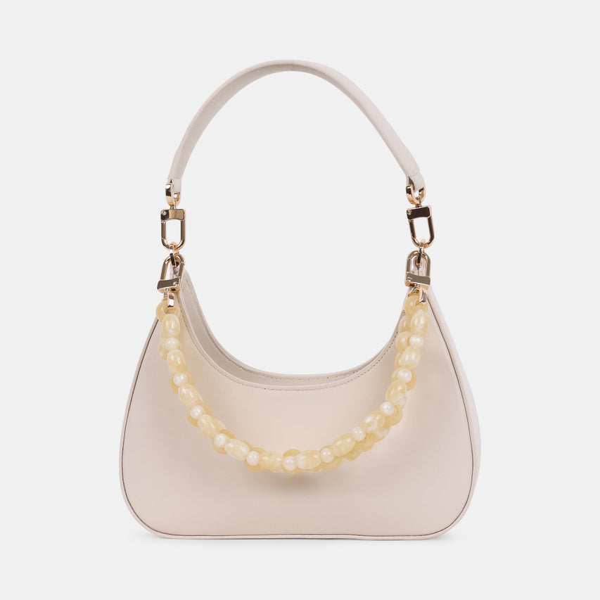 Dolce Vita Solen women's cream mini bag, front view