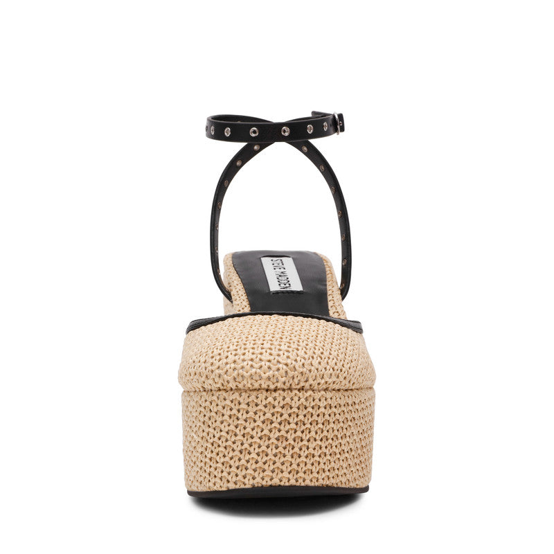 Kosmic Black Women's Wedge Sandals - view 3