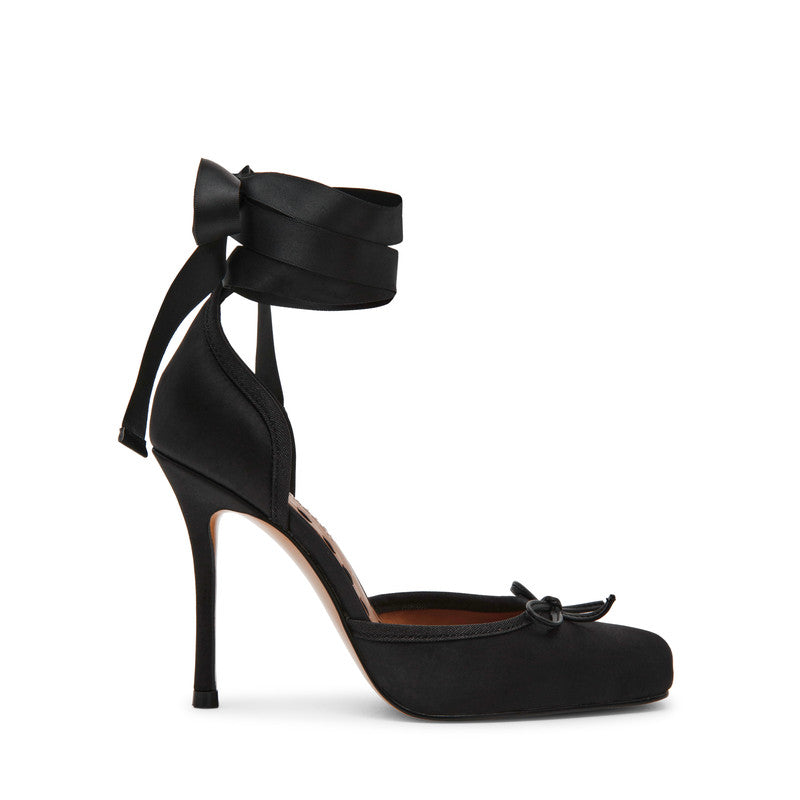 Larina Black Women's Heeled Sandals - view 6
