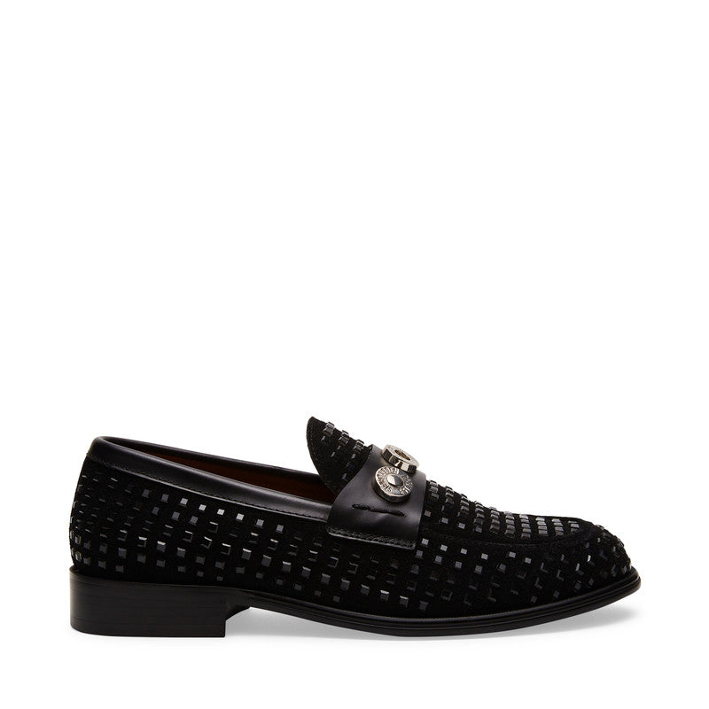 Steve Madden Lazare-N Men's Black Loafers, featured product view