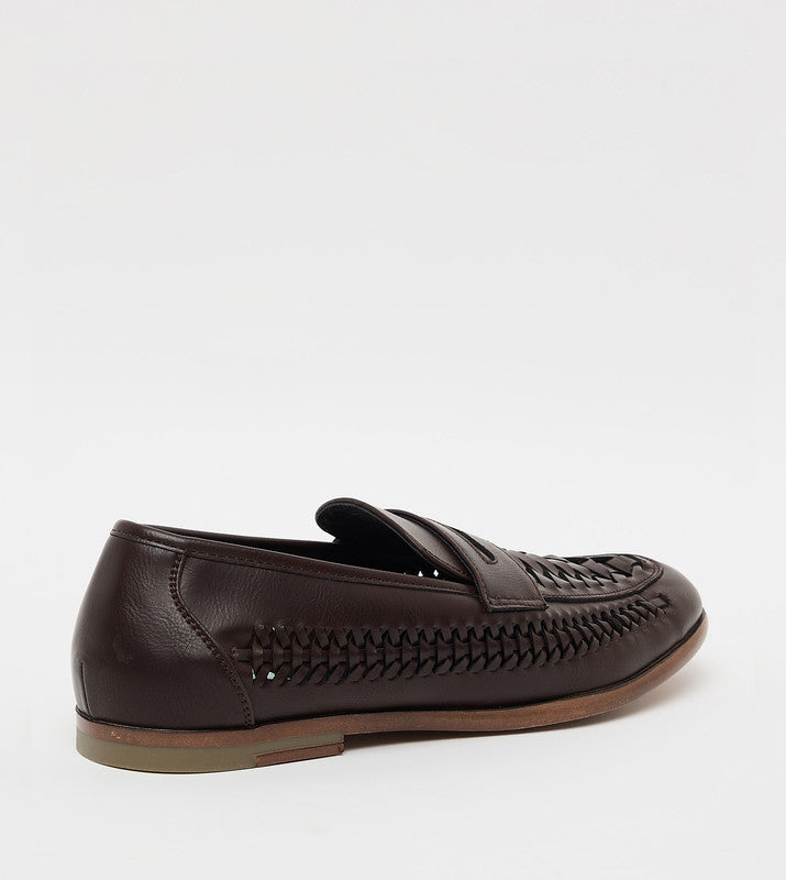 M Josten Brown Men's Slip On Dress Shoes - view 3