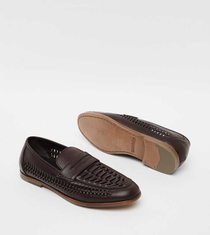 M Josten Brown Men's Slip On Dress Shoes - view 4