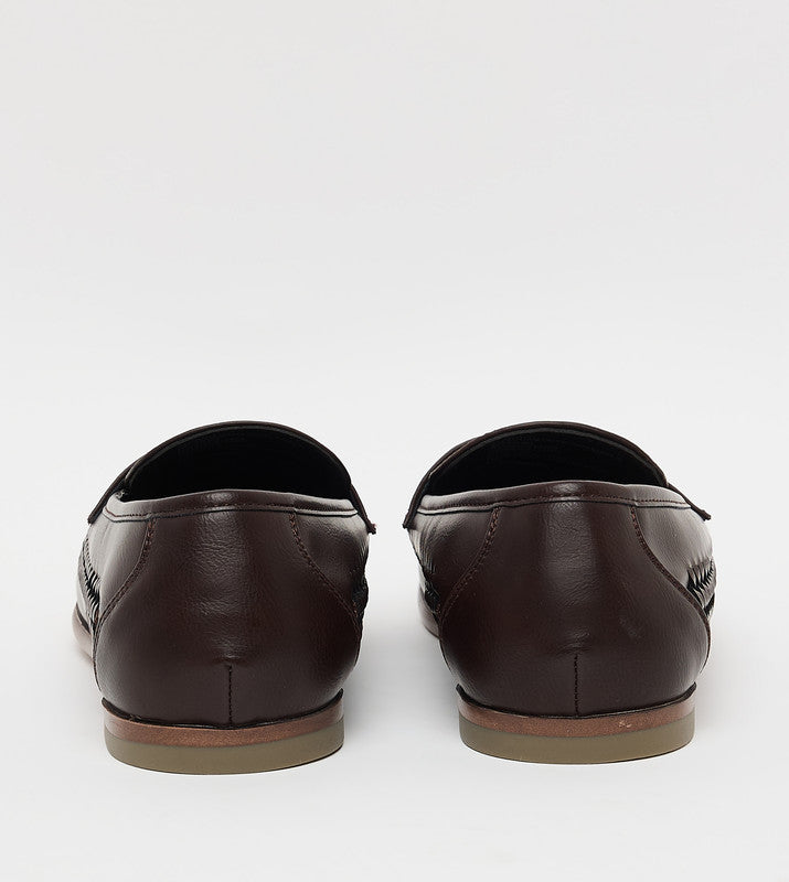 M Josten Brown Men's Slip On Dress Shoes - view 5