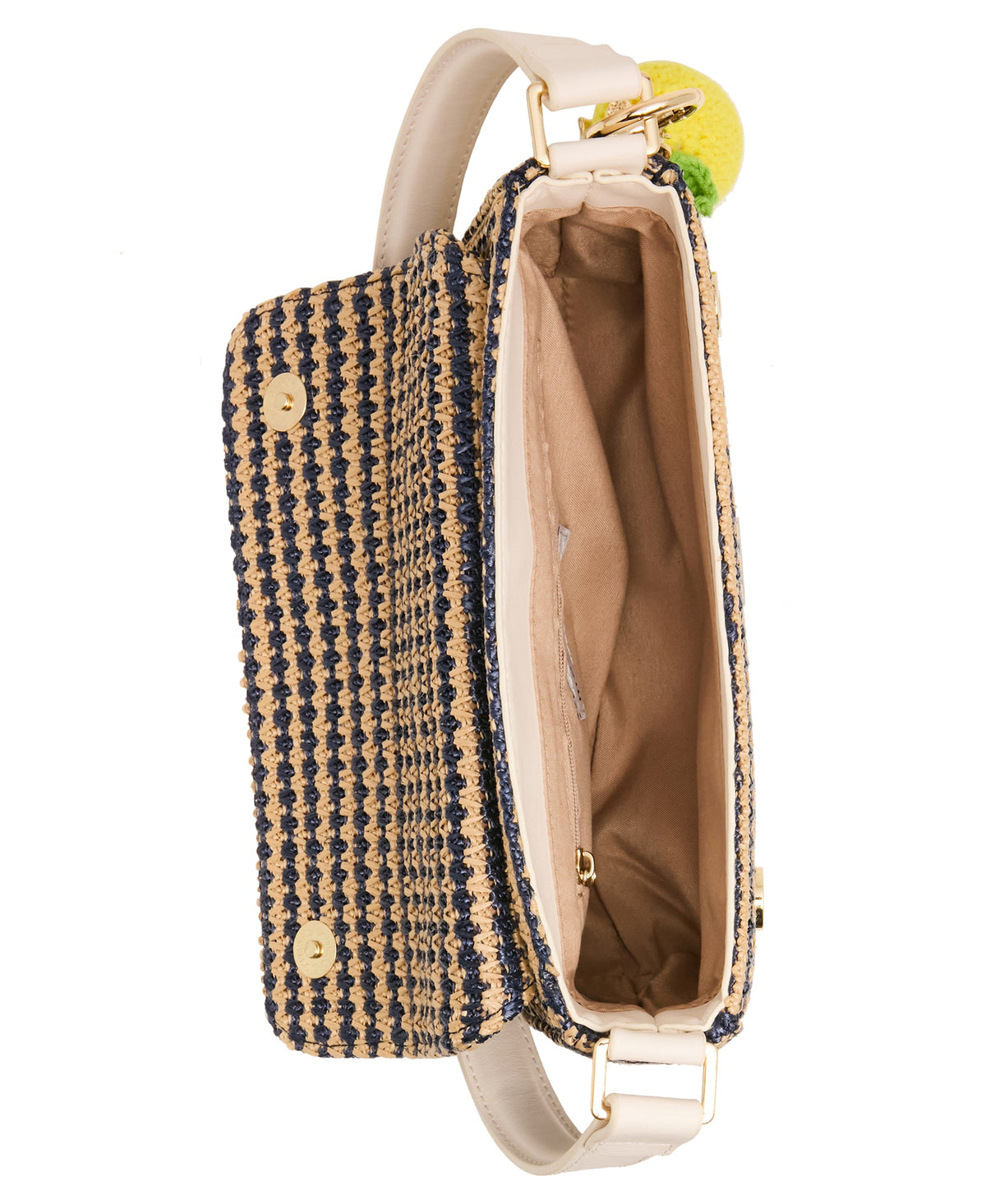 Madden Girl Navy Stripe Women's Shoulder Bag - view 6