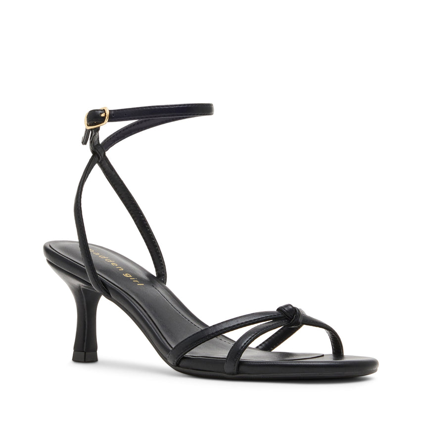 Red Black Pari Women's Heels