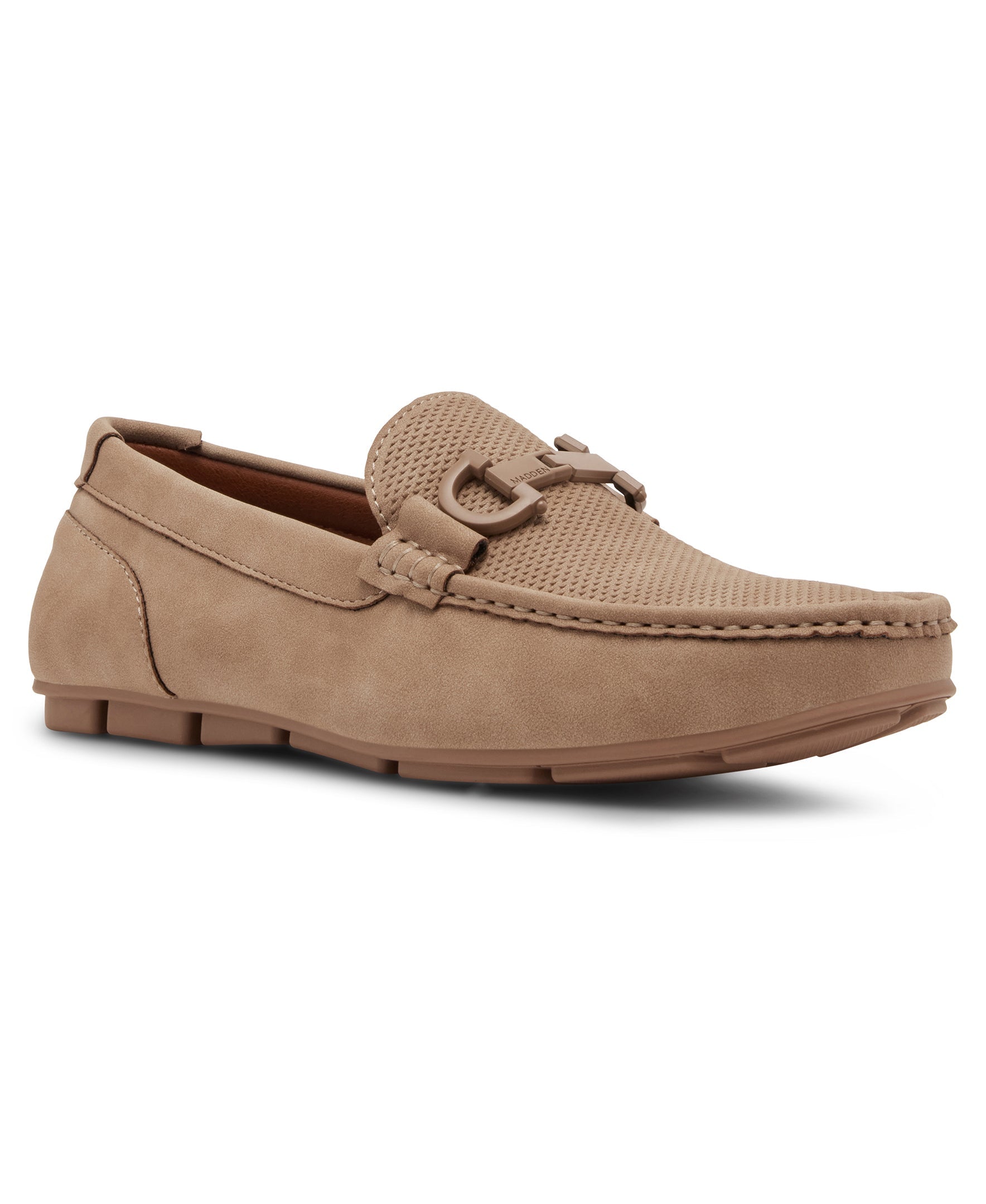 M-SEALLO TAUPE SUEDE LOAFERS & MOCCASSINS