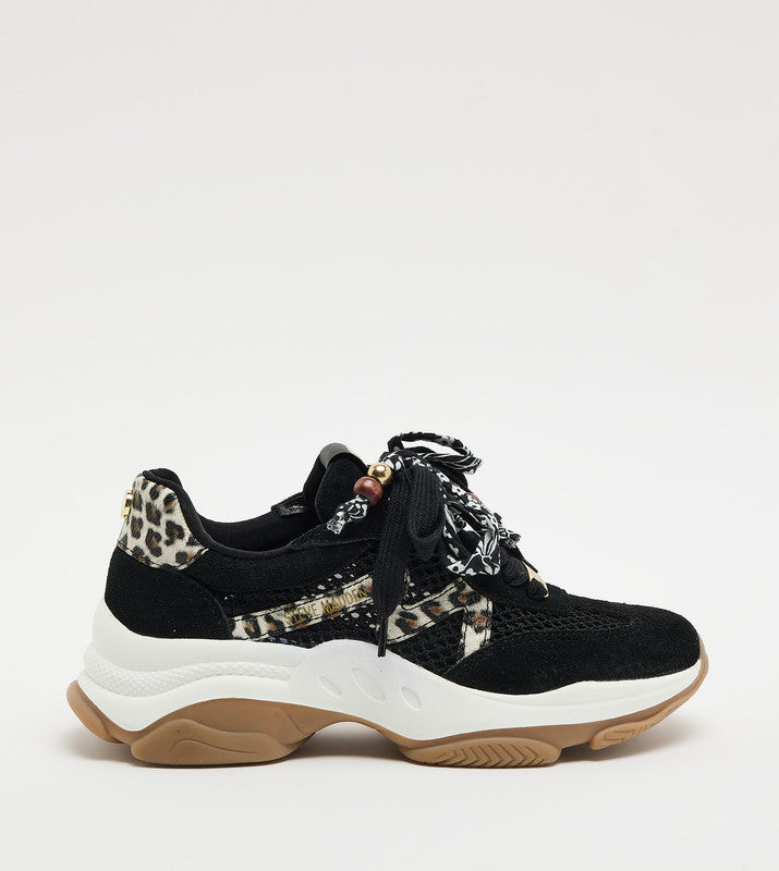 Steve Madden Maxfield women's black sneakers, featured view