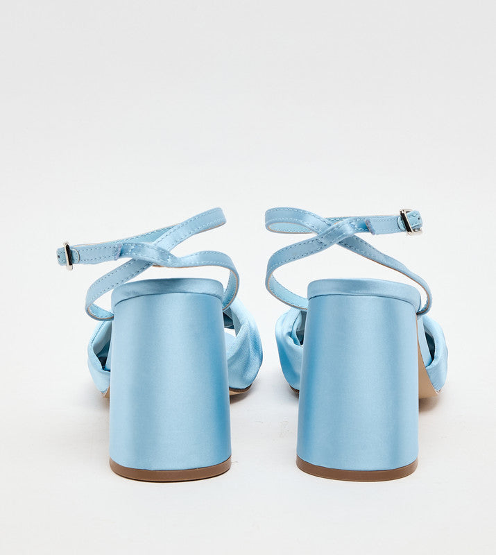 Meladi Blue Women's Heel Sandals - view 5