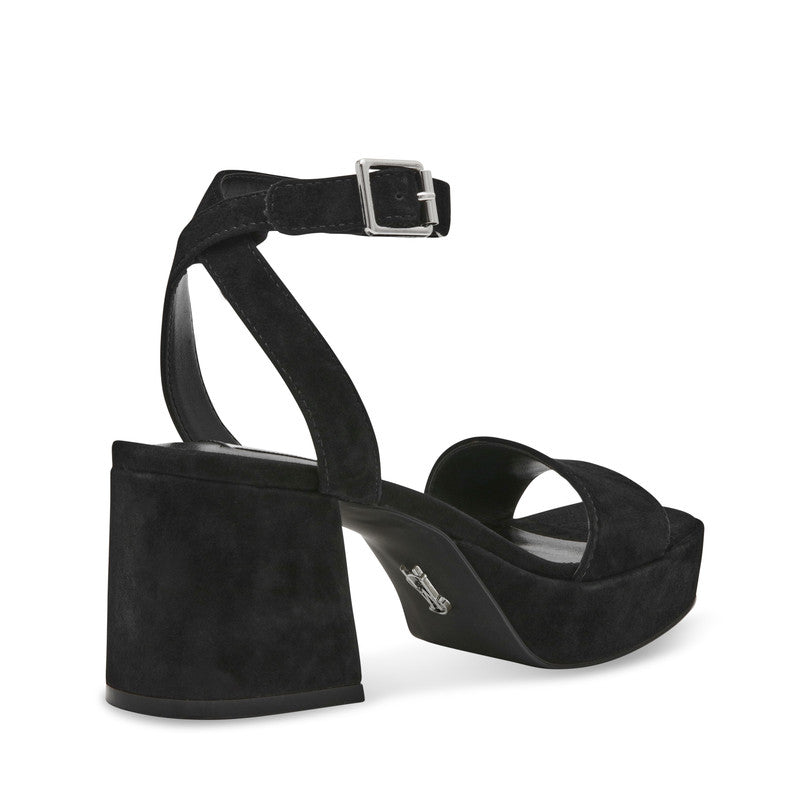 Mercerr Black Women's Heeled Sandals - view 2