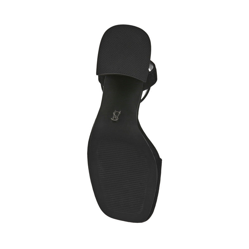 Mercerr Black Women's Heeled Sandals - view 3