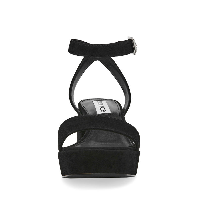 Mercerr Black Women's Heeled Sandals - view 4