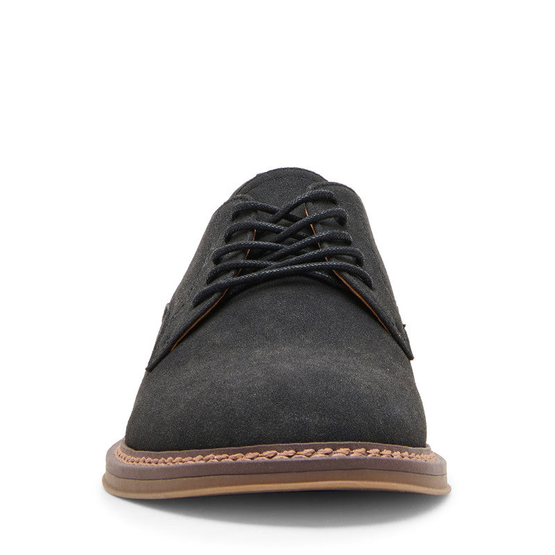 Steve Madden Mmylen Men's Black Lace-Up Shoes - front view
