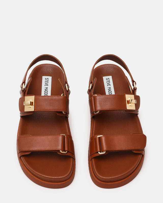 مونا صندل فلات كاجوال نسائي برونزي - view 4