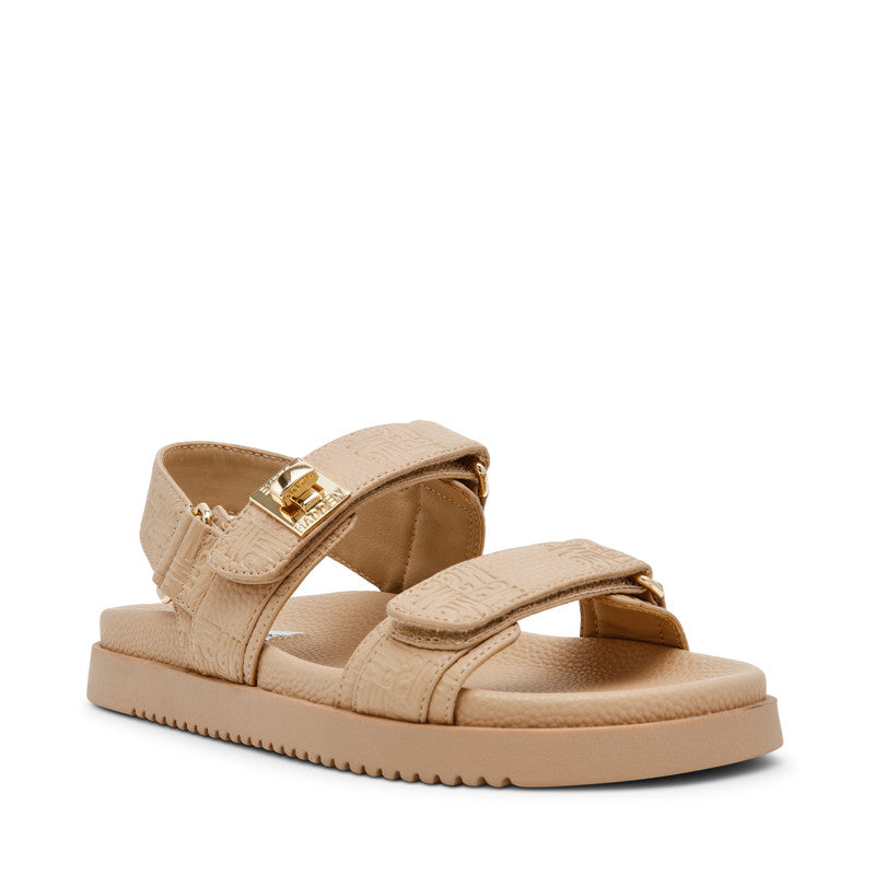 Mona-Sm Light Brown Women's Flat-Casual Sandals