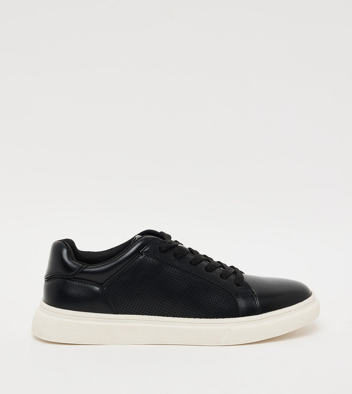 Mphilip Black Men's Lace-Up Shoes
