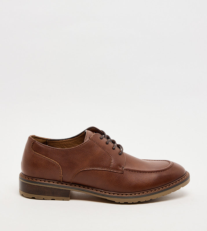 Mravius Tan Men's Oxford Formal Shoes