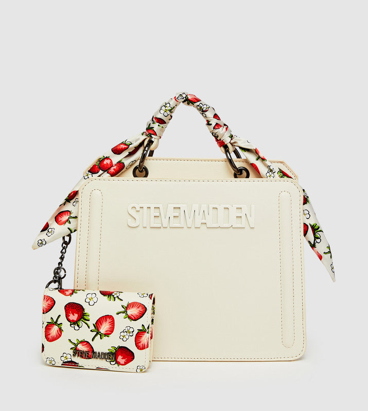 Beige Women's Shoulder Bag — front view