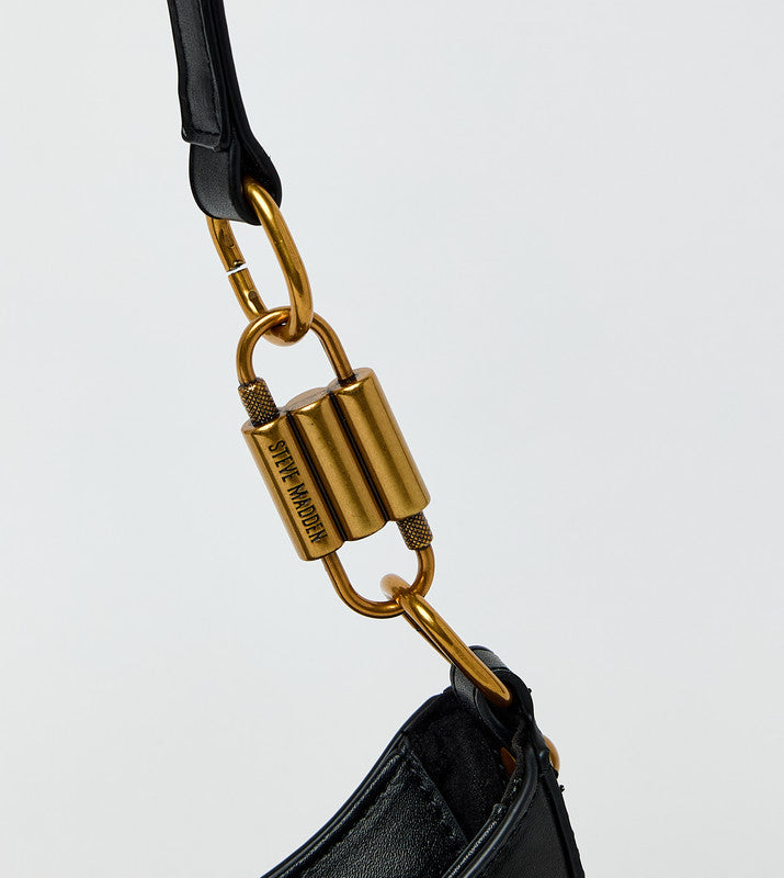 Black Women's Mini Bag — rear view