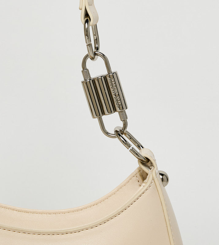 Beige Women's Mini Bag — rear view