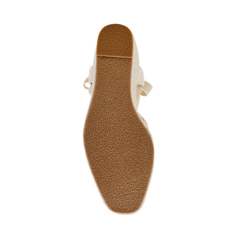 Steve Madden Osborn Light Brown Women's Wedge Sandals with open, round toe - view 3