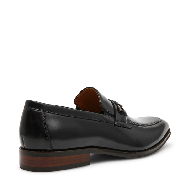 Steve Madden Pontor Black Men's Slip On Dress Shoes with slip-on closure - view 2