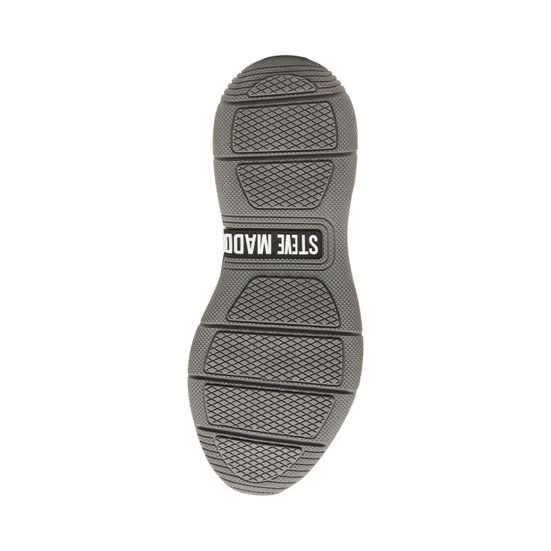 Steve Madden Prevale women's black sneakers, top view