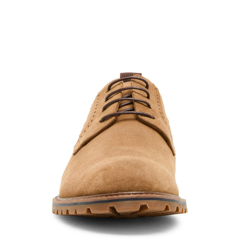Steve Madden Riven Men's Tan Moccasins - front view
