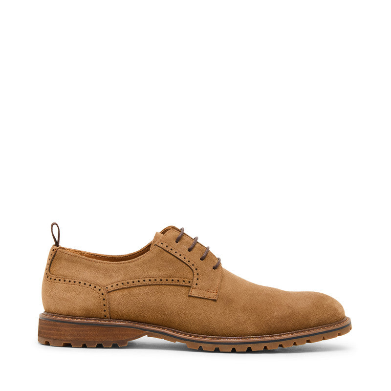 Steve Madden Riven Men's Tan Moccasins - side profile - view 3