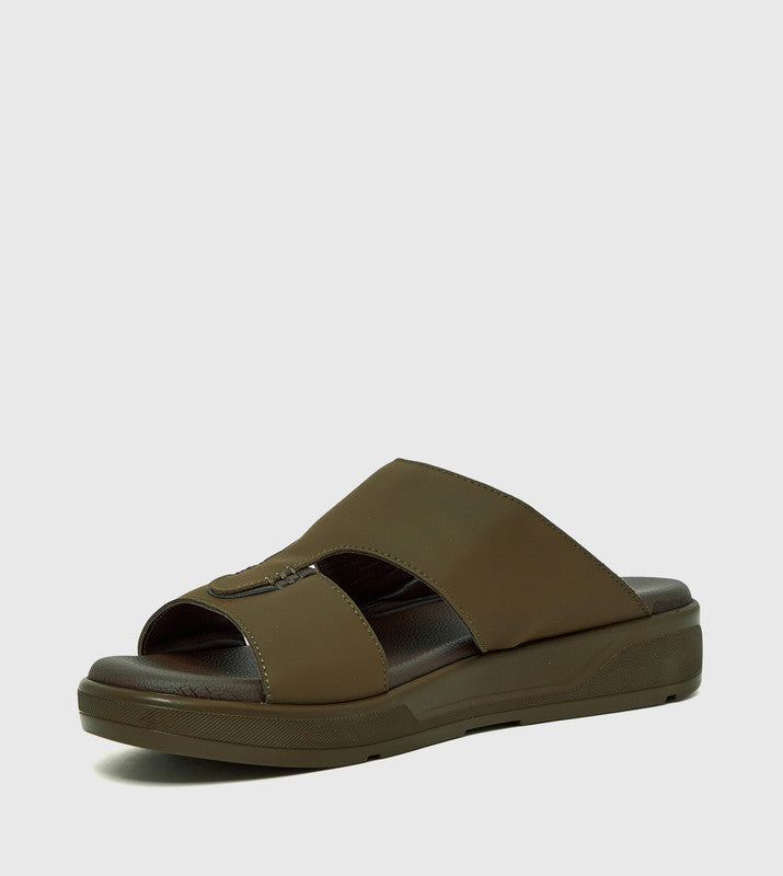 Green Men's Comfort Sandals - view 2