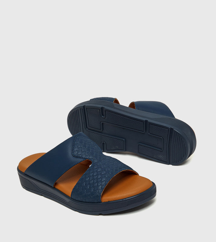 Blue Men's Comfort Sandals - view 5