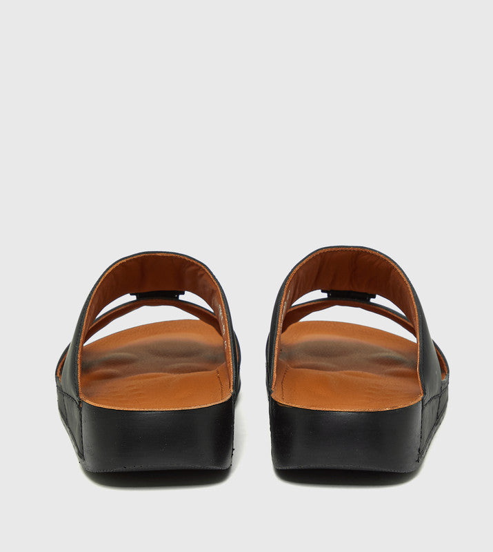 SNOL Black Men's Comfort Sandals - view 6