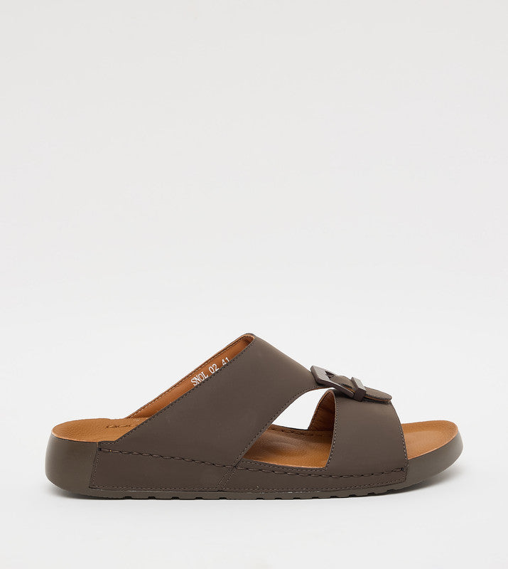 SNOL Brown Men's Comfort Sandals