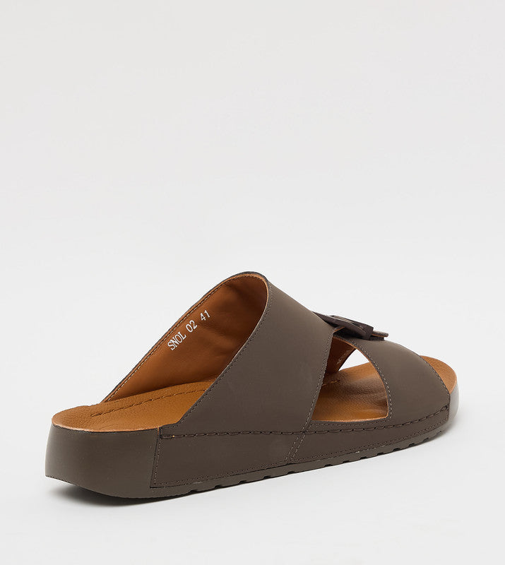 SNOL Brown Men's Comfort Sandals - view 3