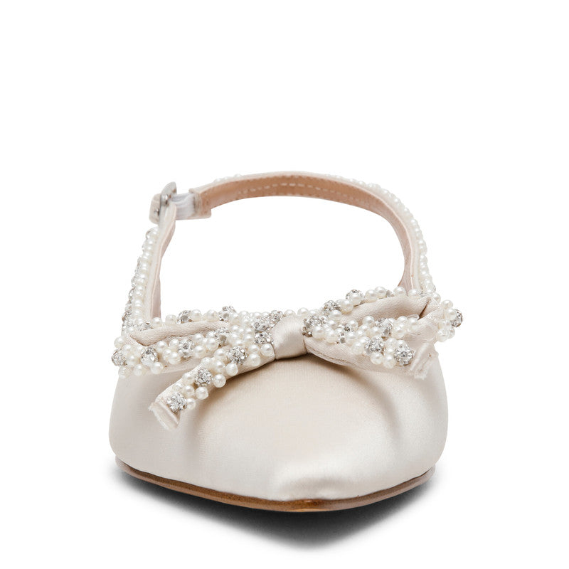 Steve Madden Solange Women's Ivory Pumps - front view