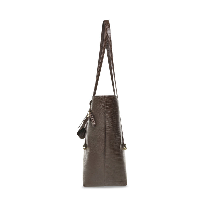 Bdelphin Women's Choc/Gold Tote Bag – Steve Madden, view 5