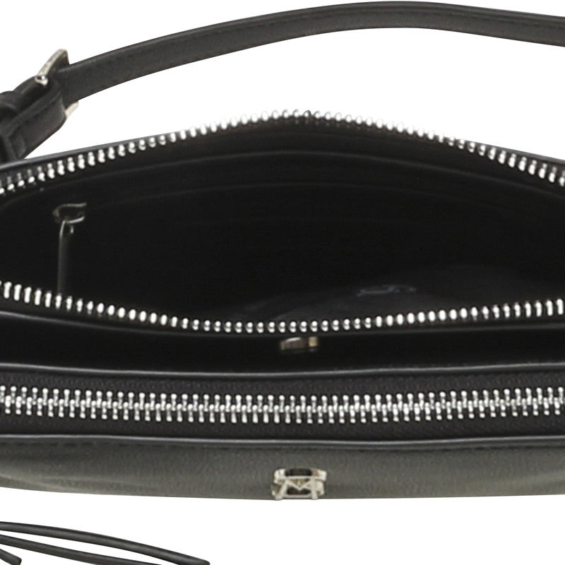 Bdorian Black & Silver Women's Crossbody Bag - view 4