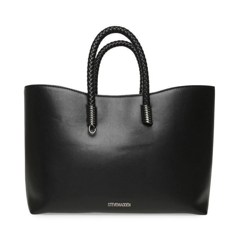 Bgino Women's Black/Gunmet Tote Bag – Steve Madden