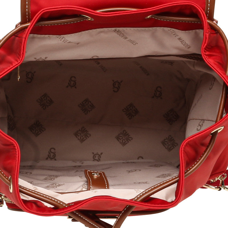 Bhundo N Red Women's Backpack — rear view