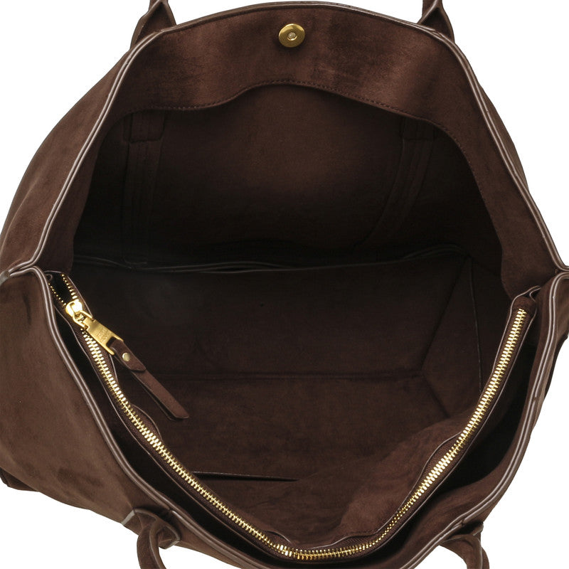 Blexa Women's Choc/Gold Tote Bag – Steve Madden, view 2