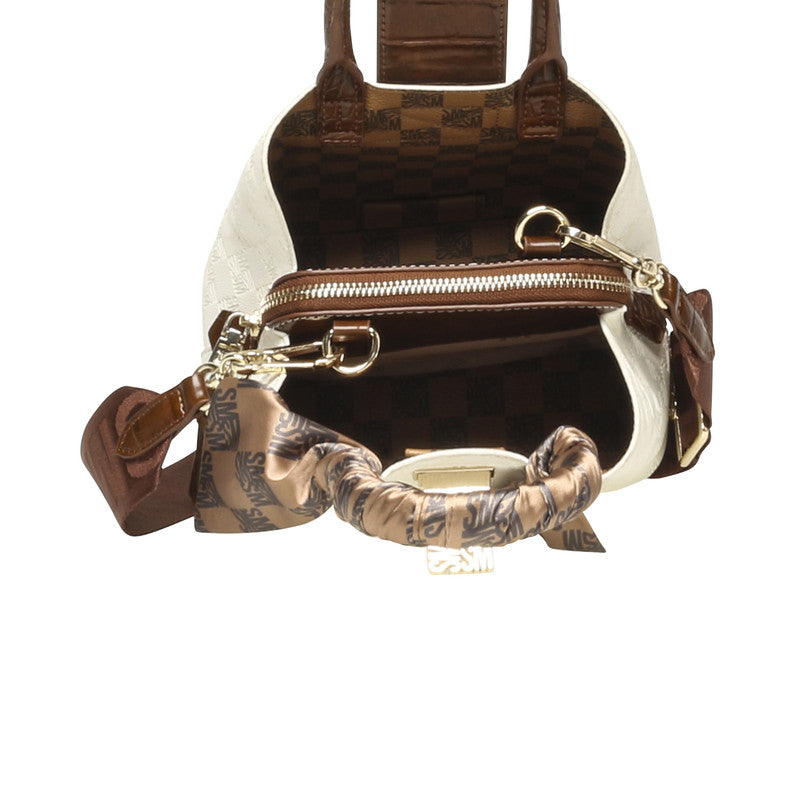 Bmirel-L Bone & Multi Women's Satchel Bag - view 4