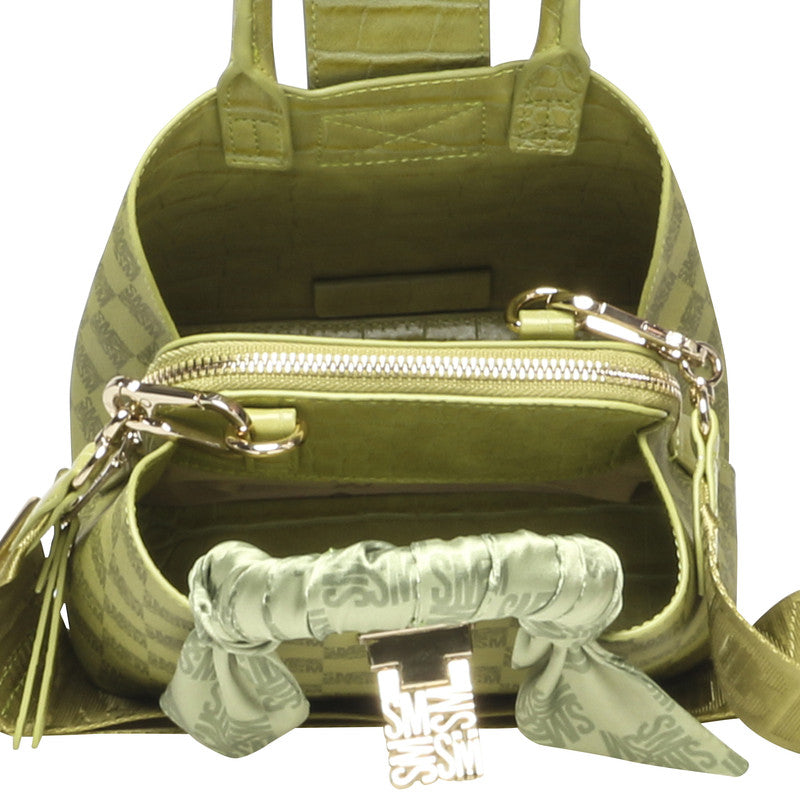 Bmirel-L Green Women's Satchel Bag - view 4