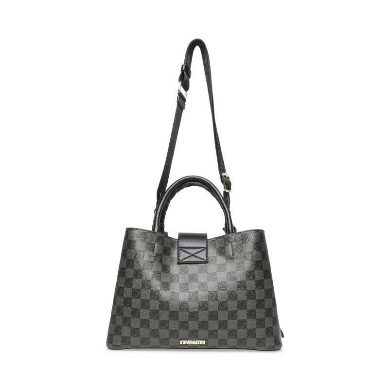 Bmisha-L Black & Gold Women's Satchel Bag - view 3