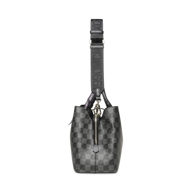 Bmisha-L Black & Gold Women's Satchel Bag - view 2