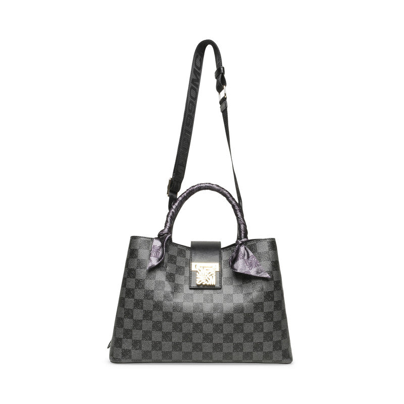 Bmisha-L Black & Gold Women's Satchel Bag