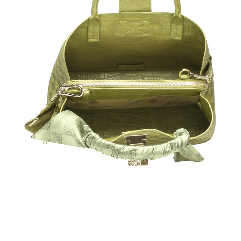 Bmisha-L Green Women's Satchel Bag - view 4