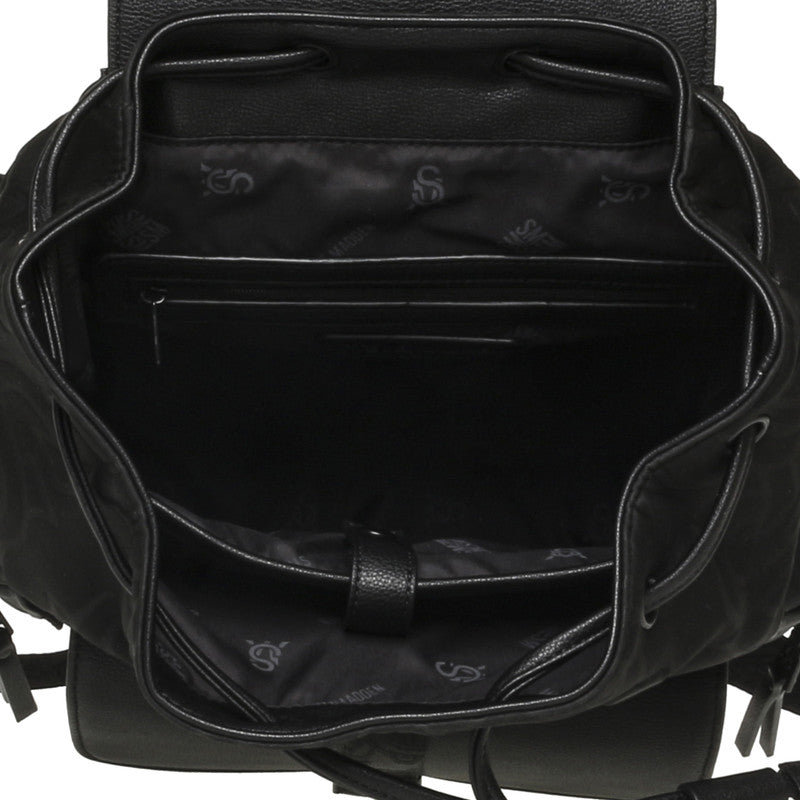 Bmortiz Black Women's Backpack — rear view