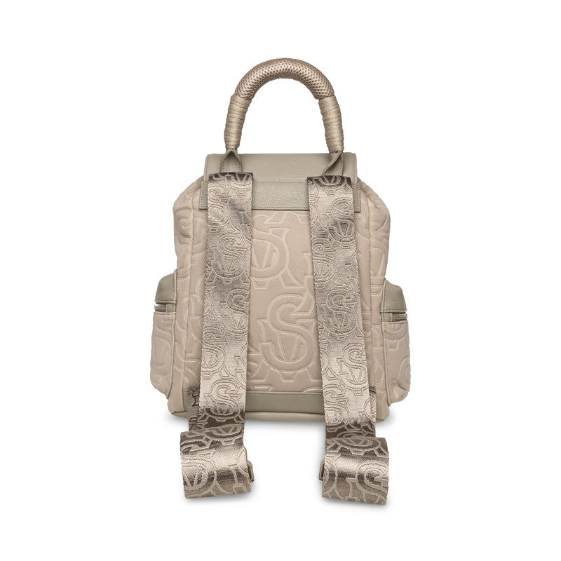 Bmortiz Taupe Women's Backpack — detail view